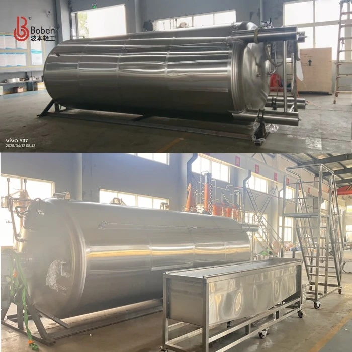 15,000 Liter Stainless Steel Vessel With Agitator