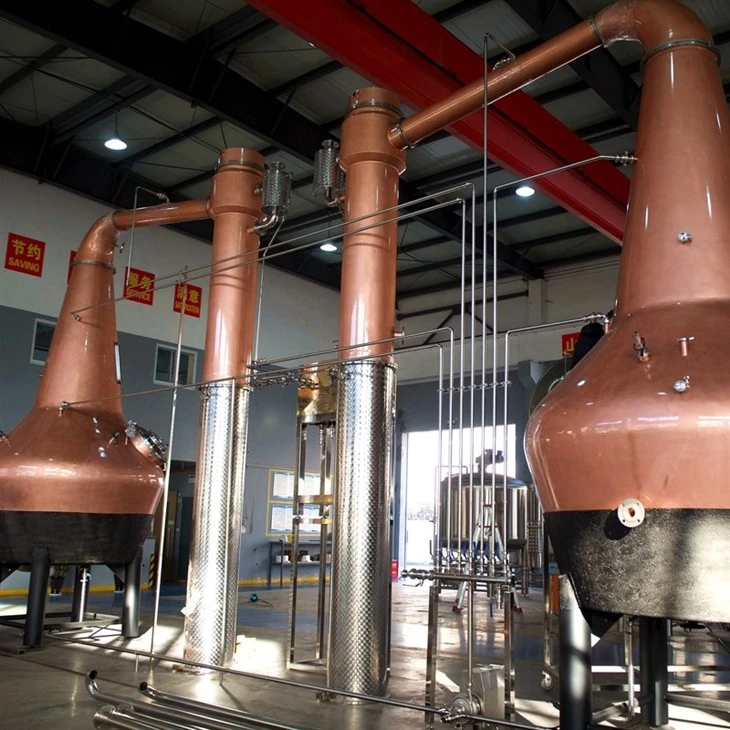 4000L Scottish Whisky Copper Two Pot Stills (Malt Whisky) Disillation